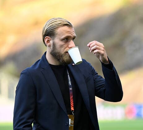 Football, Men, 2022 2023 season, Europa League, Sporting Braga 1 FC Union Berlin group stage, Group D, Matchday 2 , Tymoteusz Puchacz 1 FC Union Berlin before the match, 15 09 2022, Copyright: xMatthiasxKochx