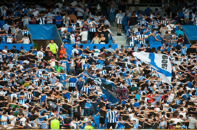 Fußball, EL, Real Sociedad San Sebastian - Omonia Nikosia Partido de la UEFA Europa League 2022-23 entre la Real Sociedad de Futbol y el AC Omonia Nicosia, jugado en el Reale Arena. En la imagen, . UEFA Europa League 2022-23 match between Real Sociedad and Omonia Nicosia, played at Reale Arena stadium. In this picture, . JOSUNExMTZ.xDExALBENIZ 
