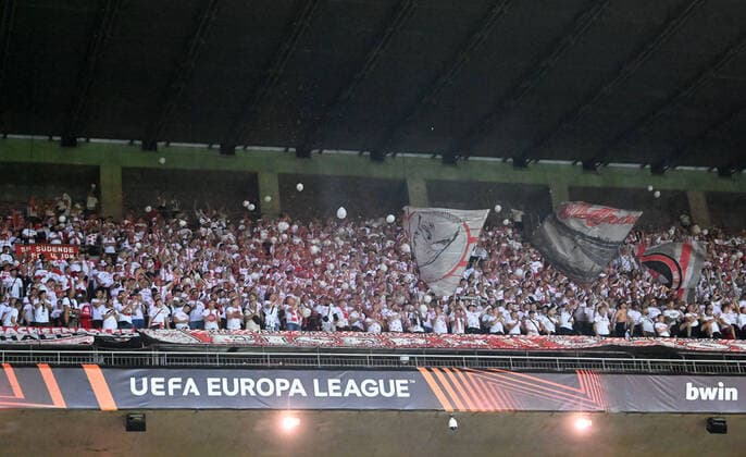 Football, men, season 2022 2023, Europa League, Sporting Braga 1 FC Union Berlin group stage, Group D, Matchday 2 , Fans of Union, 15 09 2022, Copyright: xMatthiasxKochx
