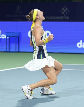 September 16, 2022, Chennai, Tamil Nadu, India: Chennai Open WTA, Tennis Damen 250 : ..Nadia PODOROSKA ARG vs.Tatjana MARIA GER..PODOROSKA in action & defeated MARIA By 3-6, 6-2,6-6,6-7. Chennai India - ZUMAs280 20220916_zsp_s280_013 Copyright: xSeshadrixSukumarx