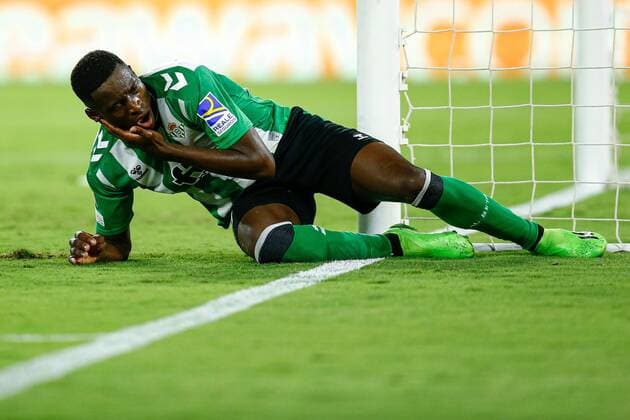 Fußball, EL, Real Betis Sevilla - PFC Ludogorets Razgrad Mandatory Credit: Photo by Pressinphoto Shutterstock (13393484t) Luiz Henrique of Real Betis Real Betis v PFC Ludororets, UEFA Europa League, Group C, date 2. Football, Benito Villamarin Stadium, Sevilla, Spain - 13 Sep 2022 Editorial use only Real Betis v PFC Ludororets, UEFA Europa League, Group C, date 2. Football, Benito Villamarin Stadium, Sevilla, Spain - 13 Sep 2022 Editorial use only Copyright: xPressinphoto Shutterstockx 13393484t