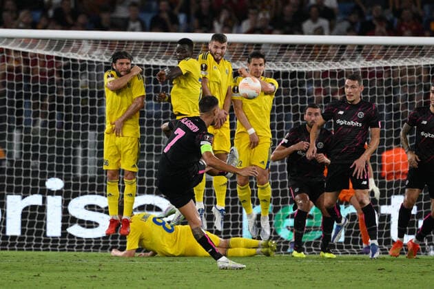 Fußball, EL, AS Rom - HJK Helsinki September 15, 2022, Rome, Italy: Lorenzo Pellegrini (AS Roma) during the UEFA Europa League 2022-2023 football match between AS Roma and HJK Helsinki at The Olympic Stadium in Rome on September 15, 2022. football Europa League match - AS Roma vs HJK Helsinki, Rome, Italy  - ZUMAl164 20220915_zsa_l164_231 Copyright: xFabrizioxCorradettix