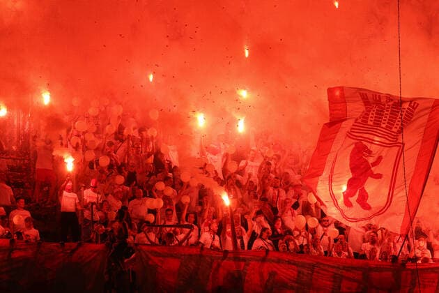 Fußball, EL, Sporting Braga - 1. FC Union Berlin FOOTBALL, FUSSBALL - Fans of FC Union Berlin during the Europa League match between SC Braga and FC Union Berlin. Estadio Municipal de Braga, Portugal, 15th September 2022. Photo: IMAGO Pedro Benavente