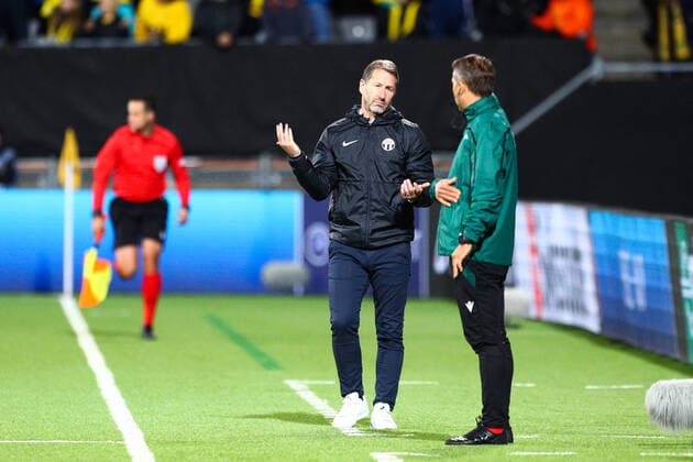 Europa League in football 2022 23 Bodo Glimt FC Z?rich Bodo 20220915 FC Z?richs coach Franco Foda during the Europa League football match between Bodo Glimt and FC Z?rich at the Aspmyra stadium The match ended 2 1 Photo Mats Torbergsen NTB Bodo Norway  Copyright: xMatsxTorbergsenx xNTBx EDITORIAL USE ONLY. RESTRICTED USE FOR BETTING COMPANIES