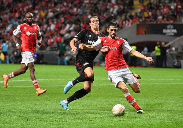 Football, Men, Season 2022 2023, Europa League, Sporting Braga 1 FC Union Berlin 1 0, Group Stage, Group D, Matchday 2 , v l Al Musrati SC Sporting Braga , Kevin Behrens 1 FC Union Berlin , Paulo Oliveira SC Sporting Braga , 15 09 2022, Copyright: xMatthiasxKochx