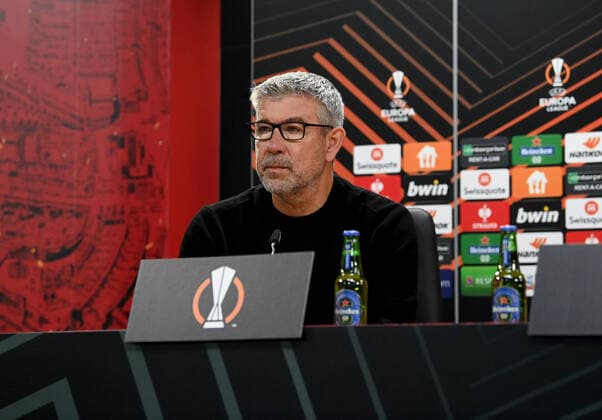 Football, Men, 2022 2023 season, Europa League, Sporting Braga 1 FC Union Berlin 1 0, Group stage, Group D, Matchday 2 , Coach Urs Fischer 1 FC Union , 15 09 2022, Copyright: xMatthiasxKochx