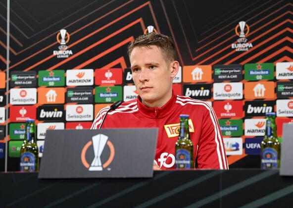 Football, Men, Season 2022 2023, Europa League, Sporting Braga 1 FC Union Berlin 1 0, Group Stage, Group D, Matchday 2 , Paul Jaeckel 1 FC Union Berlin , 15 09 2022, Copyright: xMatthiasxKochx