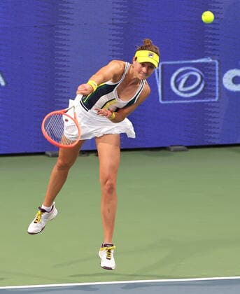 September 16, 2022, Chennai, Tamil Nadu, India: Chennai Open WTA, Tennis Damen 250 :..Chennai Open WTA 250:..Eugenie BOUCHARD CAN vs.Nadia PODOROSKA ARG..Nadia PODOROSKA IN ACTION Chennai India - ZUMAs280 20220916_zsp_s280_038 Copyright: xSeshadrixSukumarx