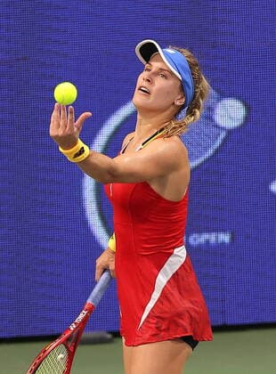 September 16, 2022, Chennai, Tamil Nadu, India: Chennai Open WTA, Tennis Damen 250 :..Chennai Open WTA 250:..Eugenie BOUCHARD CAN vs.Nadia PODOROSKA ARG..Eugenie BOUCHARD in action. Chennai India - ZUMAs280 20220916_zsp_s280_039 Copyright: xSeshadrixSukumarx