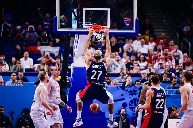 Rudy Gobert 27 France , Poland vs France, FIBA EuroBasket 2022, Basketball, 16 09 2022 Copyright: xkolbert-press MarcxNiemeyerx