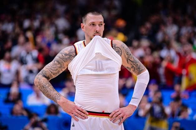 Daniel Theis 10 Germany , Germany vs Spain, FIBA EuroBasket 2022, Basketball, 16 09 2022 Copyright: xkolbert-press MarcxNiemeyerx
