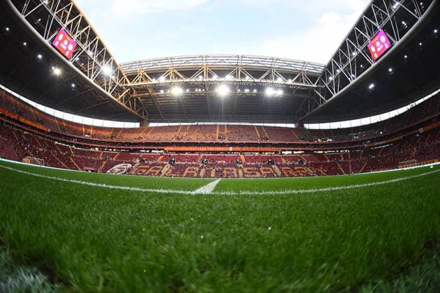 General view of NEF Stadium during the Super League match between Galatasaray and Konyaspor at NEF Stadium in Istanbul, Turkey on September 16, 2022. ( Photo by Seskimphoto ) 