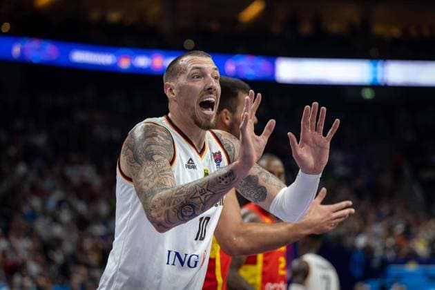 Basketball Berlin 16 09 2022 Eurobasket 2022 Semifinals Germany GER Spain ESP Daniel Theis Germany, No 10