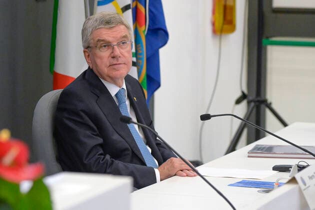 Thomas Bach receives the Flambeau d Or Award 2022 of the sports federation Panathlon International at the CONI Center Rome, 16 09 2022 Foto:xA.xM.xTinghinox xFuturexImage