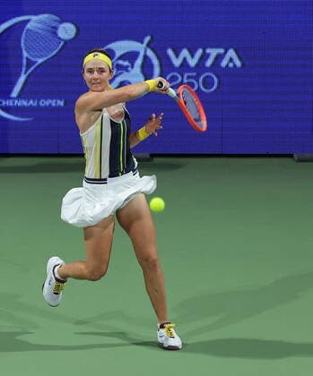 September 17, 2022, Chennai, Tamil Nadu, India: Chennai Open WTA, Tennis Damen 250 :..Nadia PODOROSKA ARG vs.Linda FRUHVIRTOVA CZE..Nadia PODOROSKA ARG in action. Chennai India - ZUMAs280 20220917_zsp_s280_018 Copyright: xSeshadrixSukumarx