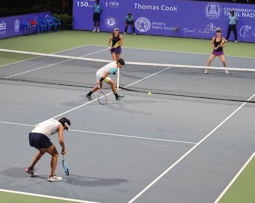 September 17, 2022, Chennai, Tamil Nadu, India: Chennai Open WTA, Tennis Damen 250: ..Gabriela DABROWSKI CAN.Luisa STEFANI BRA.vs.Peangtarn PLIPUECH THA.Moyuka UCHIJIMA JPN..Match Winner: Gabriela DABROWSKI CAN.Luisa STEFANI BRA.By 6-3,6-3 Chennai India - ZUMAs280 20220917_zsp_s280_056 Copyright: xSeshadrixSukumarx