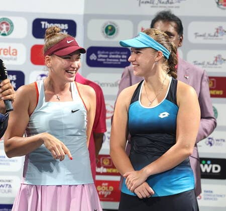 September 18, 2022, Chennai, Tamil Nadu, India: Chennai Open WTA, Tennis Damen 250 : .Gabriela DABROWSKI CAN.Luisa STEFANI BRA vs.Anna BLINKOVA.Natela DZALAMIDZE GEO..Gabriela DABROWSKI CAN.Luisa STEFANI BRA won the finals by 6-1,6-2. Chennai India - ZUMAs280 20220918_zsp_s280_011 Copyright: xSeshadrixSukumarx