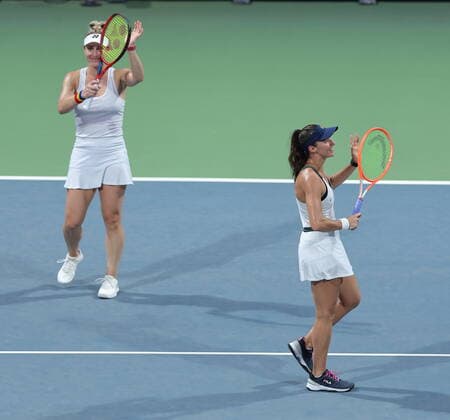 September 18, 2022, Chennai, Tamil Nadu, India: Chennai Open WTA, Tennis Damen 250 : .Gabriela DABROWSKI CAN.Luisa STEFANI BRA vs.Anna BLINKOVA.Natela DZALAMIDZE GEO..Gabriela DABROWSKI CAN.Luisa STEFANI BRA won the finals by 6-1,6-2. Chennai India - ZUMAs280 20220918_zsp_s280_027 Copyright: xSeshadrixSukumarx