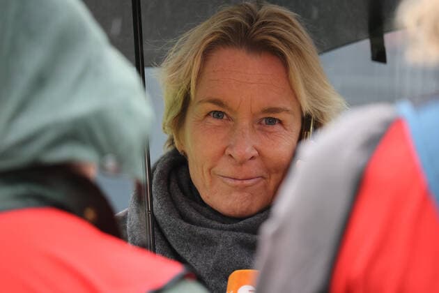 Cologne, Germany, 19 09 2022, Flyeralarm Frauen Bundesliga, 1 match day, 1 FC Köln TSG 1899 Hoffenheim, national coach Martina Voss Tecklenburg during an interview.