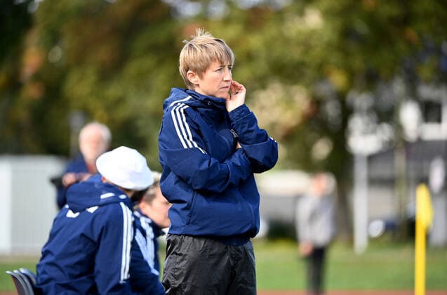 Football, women, Regionalliga Norost, season 2022 2023 4 matchday , 1 FC Union Berlin RB Leipzig II, coach Ailien Poese 1 women 1 FC Union , 18 09 2022, Copyright: xMatthiasxKochx