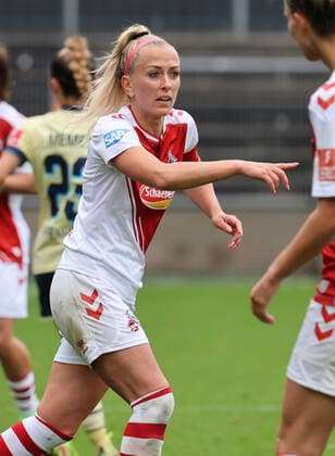 Cologne, Germany, 19 09 2022, Flyeralarm Frauen Bundesliga, 1 matchday, 1 FC Köln TSG 1899 Hoffenheim, Mandy Islacker Köln