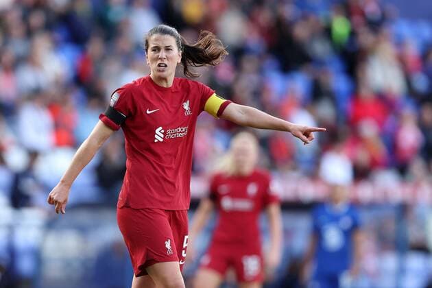Mandatory Credit: Photo by Paul Greenwood Shutterstock (13394636dr) Niamh Fahey of Liverpool FC Women Liverpool Women v Chelsea Women, Barclays FA Women s Super League, Football, Prenton Park, Birkenhead, UK - 18 Sep 2022 Liverpool Women v Chelsea Women, Barclays FA Women s Super League, Football, Prenton Park, Birkenhead, UK - 18 Sep 2022 Copyright: xPaulxGreenwood Shutterstockx 13394636dr