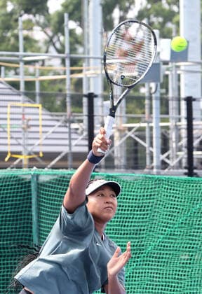 September 19, 2022, Tokyo, Japan - Former world s No.1 ranker Naomi Osaka returns the ball at a practice session at the Toray Pan Pacific Open tennis tournament at the Ariake Coliseum in Tokyo on Monday, September 19, 2022. Noxthirdxpartyxsales  (0169626404st)