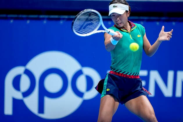 Mai HONTAMA (JPN), SEPTEMBER 20, 2022 - Tennis : Womens Singles at Ariake Coliseum durring TORAY Pan Pacific Open Tennis Tournament 2022, Japan. Noxthirdxpartyxsales  (199075840)
