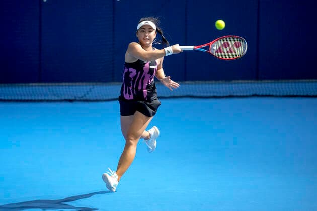 Eri HOZUMI (JPN), SEPTEMBER 20, 2022 - Tennis : Womens Doubles at Ariake Coliseum durring TORAY Pan Pacific Open Tennis Tournament 2022, Japan. Noxthirdxpartyxsales  (199075949)