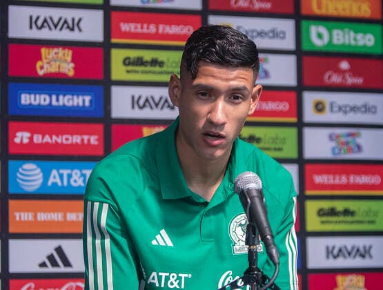 September 20, 2022, Carson, California, USA: Uriel Antuna of Mexico speaks with the media during the Mexico Men s national team, Nationalteam Media Day ahead of the 2022 FIFA World Cup, WM, Weltmeisterschaft, Fussball at Dignity Health Sports Park on Tuesday, September 20, 2022 in Carson, California. PI Carson USA - ZUMAp124 20220920_zaa_p124_065 Copyright: xJAVIERxROJASx