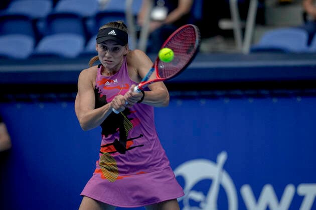 Liudmila SAMSONOVA, SEPTEMBER 21, 2022 - Tennis : Womens Singles 1st Round match at Ariake Coliseum during TORAY Pan Pacific Open Tennis Tournament 2022, Japan. Noxthirdxpartyxsales  (199151902)