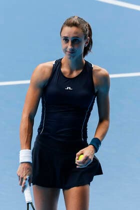 September 22, 2022, Tokyo, Japan: Petra MARTIC (CRO) in action against Karolina PLISKOVA (CZE) during their Singles 2nd Round match at the TORAY PAN PACIFIC OPEN TENNIS TOURNAMENT 2022 at Ariake Coliseum. The tournament is held from September 17 to 25. Martic won 6:3,6:4. Tokyo Japan - ZUMAm191 20220922_zap_m191_016 Copyright: xRodrigoxReyesxMarinx