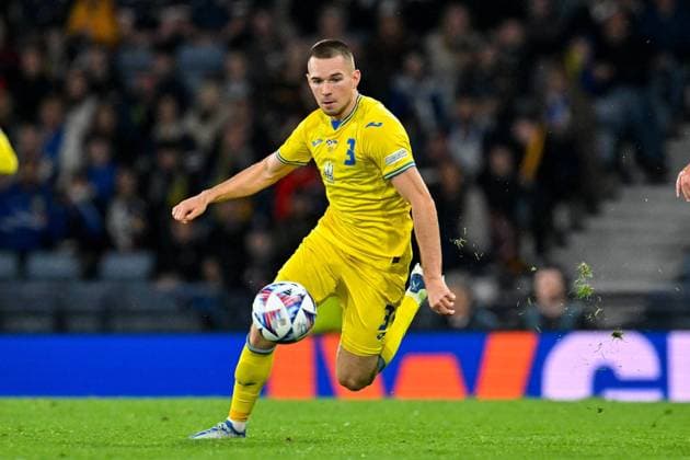 Scotland v Ukraine UEFA Nations League 21 09 2022. Ukraine s Bogdan Mykhaylichenko during the UEFA Nations League match between Scotland and Ukraine at Hampden Park, Glasgow, United Kingdom on 21 September 2022. Editorial use only , Copyright: xMalcolmxMackenziex PSI-16009-0106