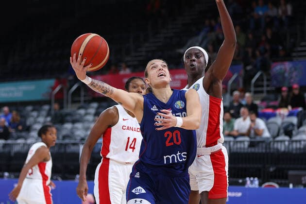 Basketball, Women, World Cup, Canada - Serbia