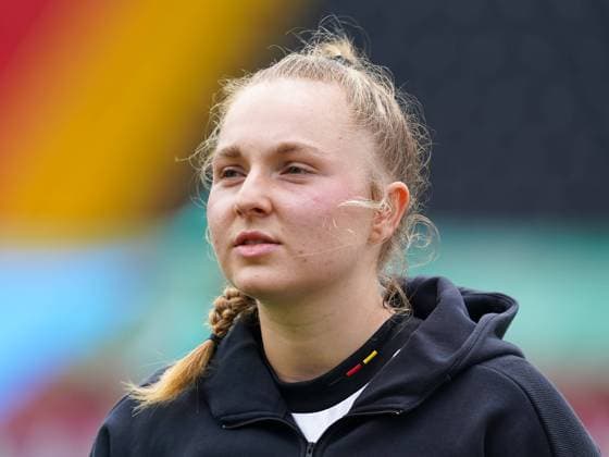 Alajuela, Costa Rica, August 13th 2022: Madeleine Steck (4 Germany) during the national anthem prior to the FIFA U20 Womens World Cup Costa Rica 2022 football match between Germany and New Zealand at Morera Soto in Alajuela, Costa Rica. (Daniela Porcelli SPP) Copyright: xDanielaxPorcellix xSPPx spp-en-DaPoSp-20220813-JDP00690-2