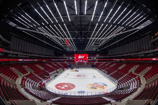 220922 Interior Malmö Arena before the ice hockey match in the SHL between Malmö Redhawks and HV71 on September 22, 2022 in Malmö,  Copyright: PETTERxARVIDSON BB220922PA001