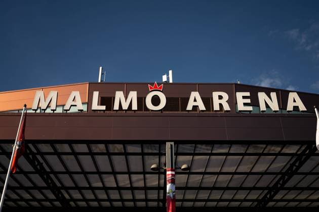 220922 Exterior of Malmö Arena before the ice hockey match in the SHL between Malmö Redhawks and HV71 on September 22, 2022 in Malmö,  Copyright: PETTERxARVIDSON BB220922PA012