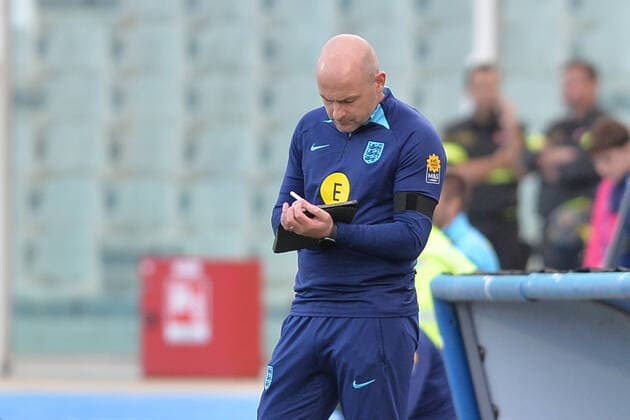 Photo Fabio Urbini LaPresse September 22, 2022 Pescara , Italy soccer Italia vs Inghilterra - Friendly Under 21 - Giovanni Cornacchia Stadium In the pic: Lee Carsley Inghilterra  Copyright: xFabioxUrbini LaPressex