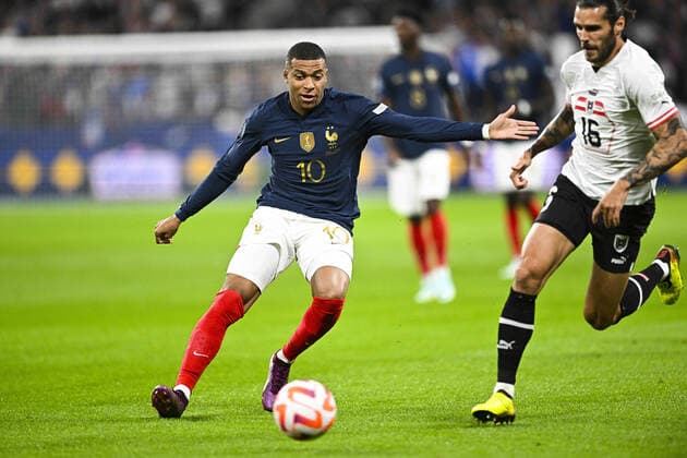 Kylian Mbappe (Fra) FOOTBALL : France vs Autriche - Ligue des Nations - 22 09 2022 JBAutissier Panoramic 