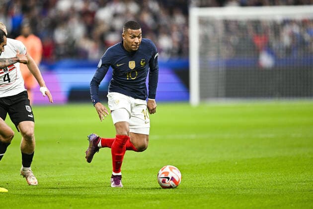 Kylian Mbappe (Fra) FOOTBALL : France vs Autriche - Ligue des Nations - 22 09 2022 JBAutissier Panoramic 