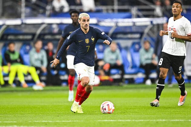 Antoine Griezmann (Fra) FOOTBALL : France vs Autriche - Ligue des Nations - 22 09 2022 JBAutissier Panoramic 