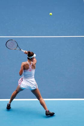 September 23, 2022, Tokyo, Japan: Veronika KUDERMETOVA hits a return against Beatriz HADDAD MAIA (BRA) during their Singles Quarterfinals match at the TORAY PAN PACIFIC OPEN TENNIS TOURNAMENT 2022 at Ariake Coliseum. The tournament is held from September 17 to 25. Tokyo Japan - ZUMAm191 20220923_zap_m191_007 Copyright: xRodrigoxReyesxMarinx