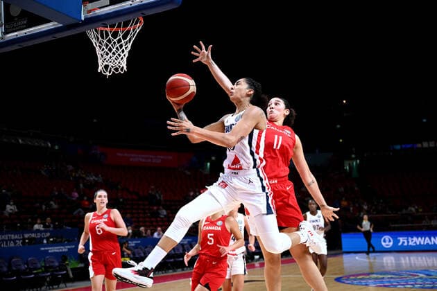 Basketball, Womens World Cup, France - Canada