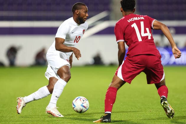 Football, Test Match, Qatar - Canada