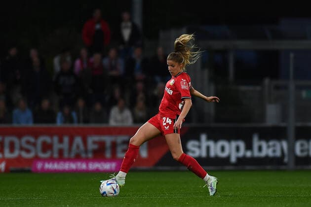 LEVERKUSEN, GERMANY - SEPTEMBER 23, 2022: Lilla Turanyi. The match of Flyeralarm Bundesliga FC Bayer 04 vs 1.FC Koeln  Copyright: xVITALIIxKLIUIEVx