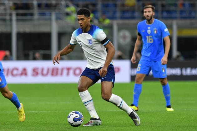 Soccer,European Nations league 2022 match Italy-England Jude Bellingham of England during the European Nations league 2022 match Italy-England Giuseppe Meazza stadium in Milano, Italy, September 23rd , 2022 Imago-images Emmefoto Copyright: xImago-images Emmefotox