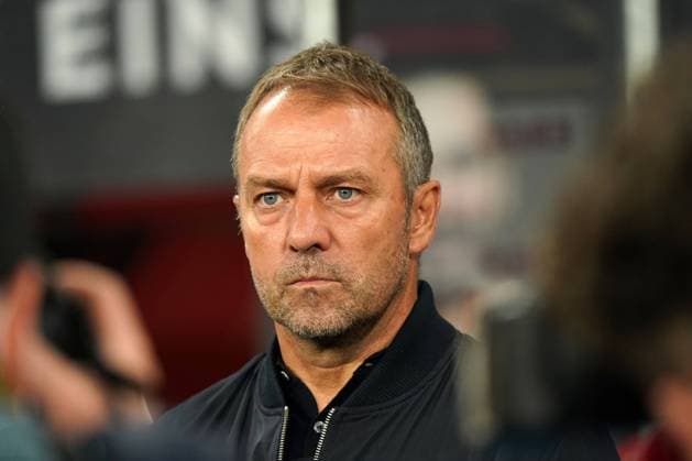 Football, UEFA Nations League, Group C, Match 5Germany Hungary , 23 09 2022, Red Bull Leipzig, Hansi Flick coach Germany , action, single image,