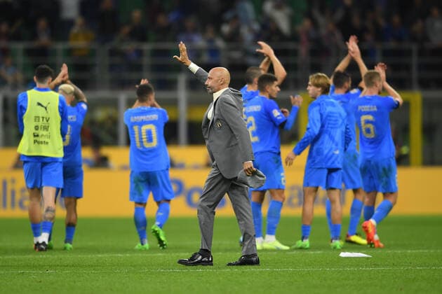 Gianluca Vialli (Italy) during the Uefa Nations League 2022-2023 match between match between Italy 1-0 England at Giuseppe Meazza Stadium on September 23, 2022 in Milano, Italy. Noxthirdxpartyxsales  (199386763)