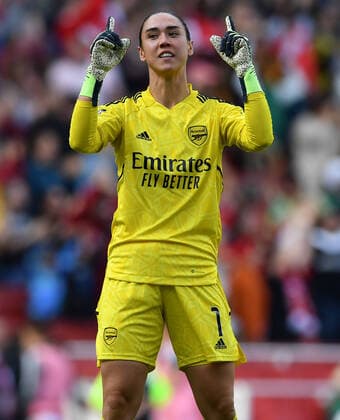 Arsena Women v Tottenham Hotspur Women - WSL Manuels Zinsberger of Arsenal Women in action during the Women s Super League match between Arsenal Women and Tottenham Hotspur Women at The Emirates Stadium on the 24th September 2022 in London, United Kingdom. London Leigh Sports Village England United Kingdom  Copyright: xNickxCesarx CH1_3995
