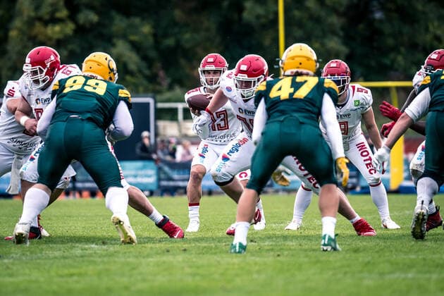 GFL Play Off Semifinals Potsdam Royals Cologne Crocodiles 24 09 2022 Potsdam Royals Cologne Crocodiles Copyright: xBEAUTIFULxSPORTS NicolxMarschallx